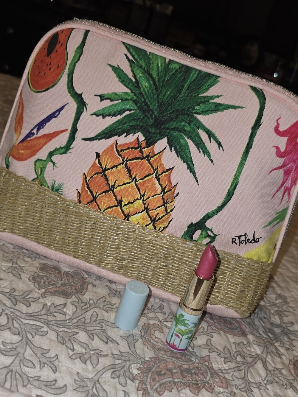 Candy#223 Estée Lauder Pure Color Envy Hi-Lustre Lipstick Palm Tree Tube+bag